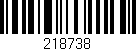 Código de barras (EAN, GTIN, SKU, ISBN): '218738'