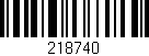 Código de barras (EAN, GTIN, SKU, ISBN): '218740'