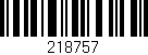 Código de barras (EAN, GTIN, SKU, ISBN): '218757'