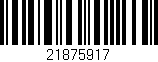 Código de barras (EAN, GTIN, SKU, ISBN): '21875917'