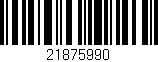 Código de barras (EAN, GTIN, SKU, ISBN): '21875990'