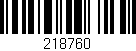 Código de barras (EAN, GTIN, SKU, ISBN): '218760'