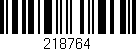 Código de barras (EAN, GTIN, SKU, ISBN): '218764'