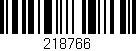 Código de barras (EAN, GTIN, SKU, ISBN): '218766'