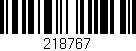 Código de barras (EAN, GTIN, SKU, ISBN): '218767'