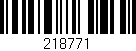 Código de barras (EAN, GTIN, SKU, ISBN): '218771'