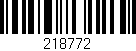 Código de barras (EAN, GTIN, SKU, ISBN): '218772'