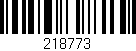 Código de barras (EAN, GTIN, SKU, ISBN): '218773'