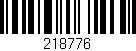 Código de barras (EAN, GTIN, SKU, ISBN): '218776'