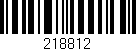 Código de barras (EAN, GTIN, SKU, ISBN): '218812'