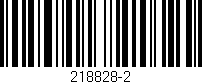 Código de barras (EAN, GTIN, SKU, ISBN): '218828-2'