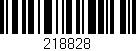 Código de barras (EAN, GTIN, SKU, ISBN): '218828'