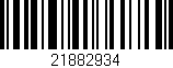 Código de barras (EAN, GTIN, SKU, ISBN): '21882934'