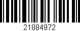 Código de barras (EAN, GTIN, SKU, ISBN): '21884972'