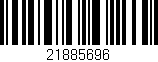 Código de barras (EAN, GTIN, SKU, ISBN): '21885696'