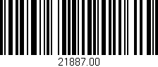 Código de barras (EAN, GTIN, SKU, ISBN): '21887.00'