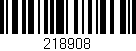 Código de barras (EAN, GTIN, SKU, ISBN): '218908'