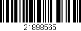 Código de barras (EAN, GTIN, SKU, ISBN): '21898565'