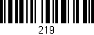 Código de barras (EAN, GTIN, SKU, ISBN): '219'