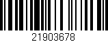 Código de barras (EAN, GTIN, SKU, ISBN): '21903678'