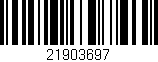 Código de barras (EAN, GTIN, SKU, ISBN): '21903697'