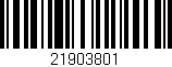 Código de barras (EAN, GTIN, SKU, ISBN): '21903801'