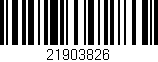Código de barras (EAN, GTIN, SKU, ISBN): '21903826'