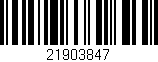 Código de barras (EAN, GTIN, SKU, ISBN): '21903847'