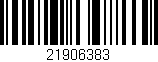 Código de barras (EAN, GTIN, SKU, ISBN): '21906383'