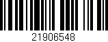 Código de barras (EAN, GTIN, SKU, ISBN): '21906548'