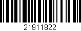 Código de barras (EAN, GTIN, SKU, ISBN): '21911822'