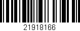 Código de barras (EAN, GTIN, SKU, ISBN): '21918166'