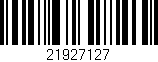 Código de barras (EAN, GTIN, SKU, ISBN): '21927127'