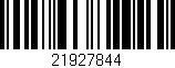 Código de barras (EAN, GTIN, SKU, ISBN): '21927844'