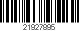 Código de barras (EAN, GTIN, SKU, ISBN): '21927895'