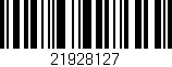 Código de barras (EAN, GTIN, SKU, ISBN): '21928127'