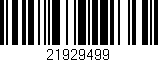 Código de barras (EAN, GTIN, SKU, ISBN): '21929499'