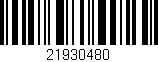 Código de barras (EAN, GTIN, SKU, ISBN): '21930480'