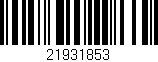Código de barras (EAN, GTIN, SKU, ISBN): '21931853'