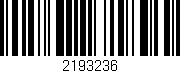 Código de barras (EAN, GTIN, SKU, ISBN): '2193236'
