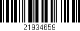 Código de barras (EAN, GTIN, SKU, ISBN): '21934659'