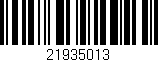 Código de barras (EAN, GTIN, SKU, ISBN): '21935013'