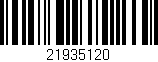 Código de barras (EAN, GTIN, SKU, ISBN): '21935120'