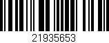 Código de barras (EAN, GTIN, SKU, ISBN): '21935653'