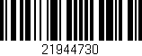 Código de barras (EAN, GTIN, SKU, ISBN): '21944730'