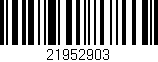Código de barras (EAN, GTIN, SKU, ISBN): '21952903'