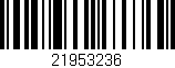 Código de barras (EAN, GTIN, SKU, ISBN): '21953236'
