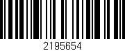 Código de barras (EAN, GTIN, SKU, ISBN): '2195654'