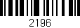 Código de barras (EAN, GTIN, SKU, ISBN): '2196'