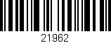 Código de barras (EAN, GTIN, SKU, ISBN): '21962'
